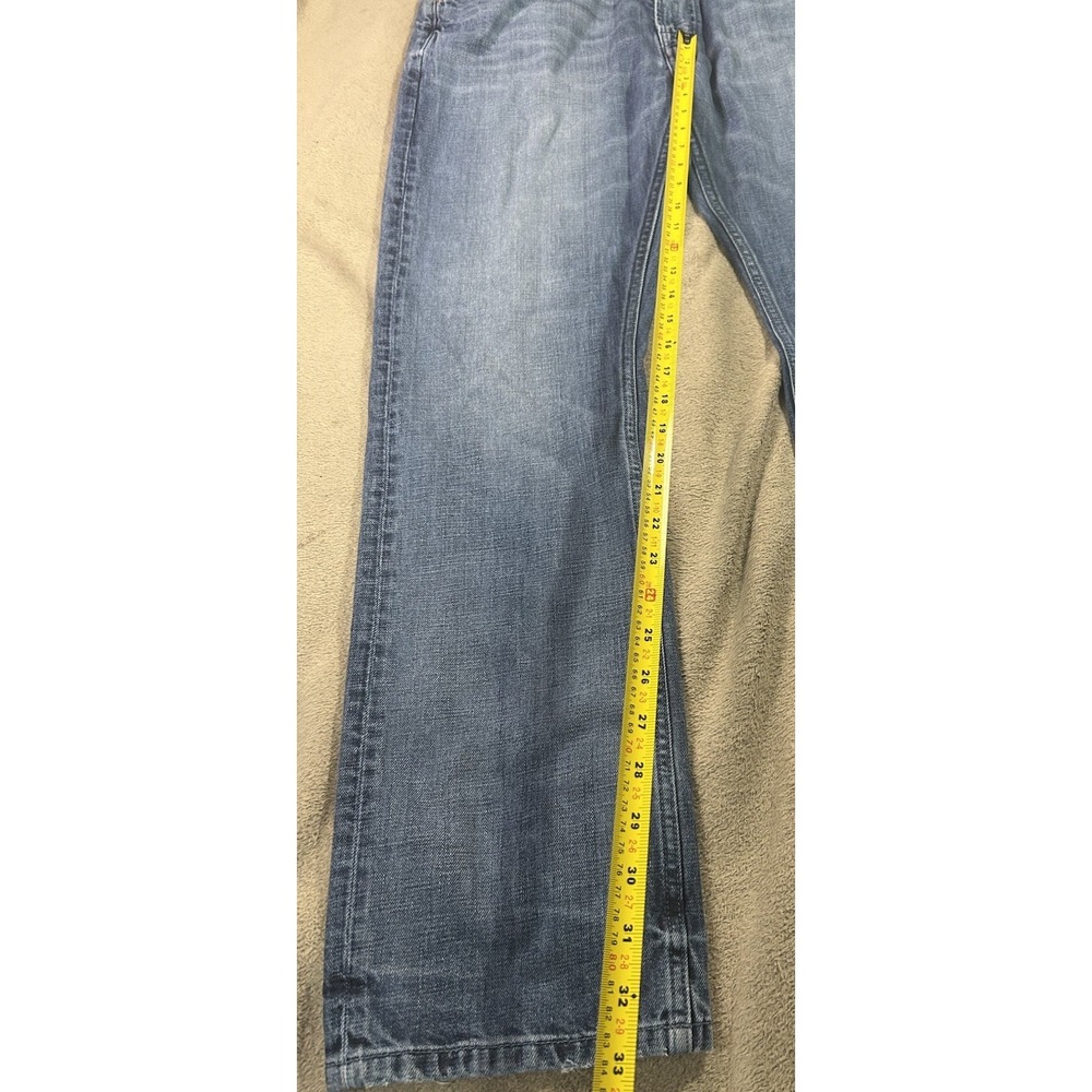 Jacob Davis UMA Jeans Womens 34 Blue Straight Leg Denim 100% Cotton - Picture 6 of 16